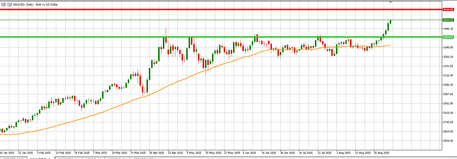 Gold price rises to another record high, what is behind the move? -  FirstGold