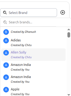Brand Section