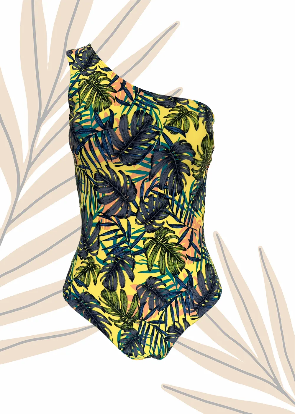 Vestido de baño Melina Yellow Tropic