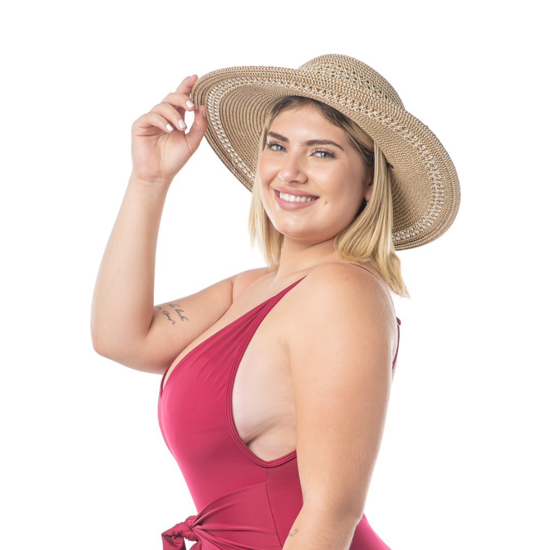 Sombrero De Playa Beige