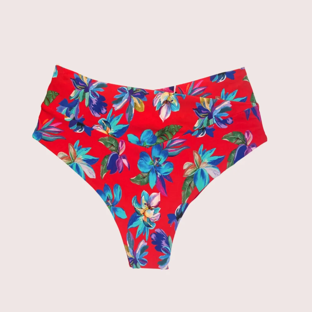 Bikini Bottom Alto – Romantic Flowers
