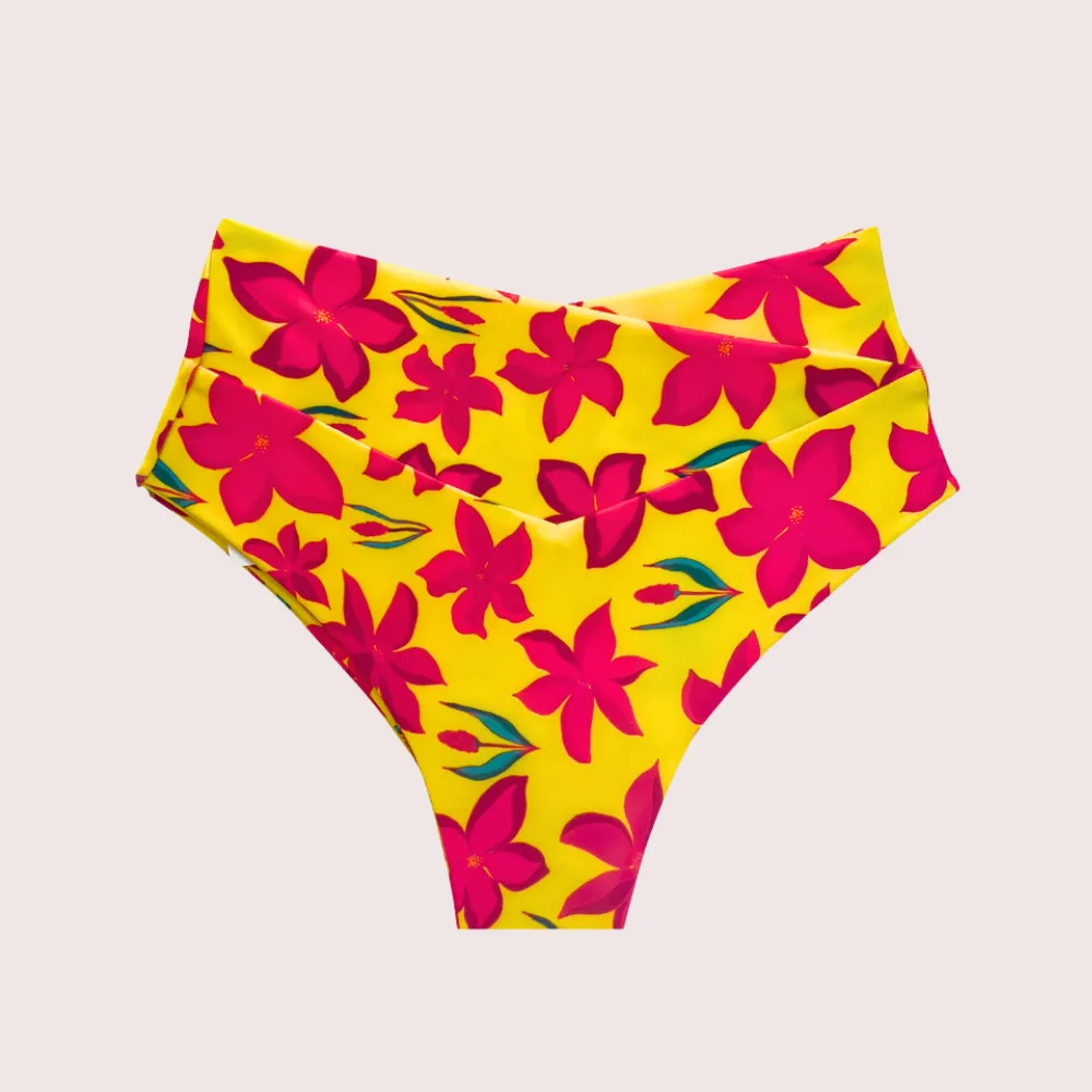 Bikini Bottom Alto – Primaveral Flowers