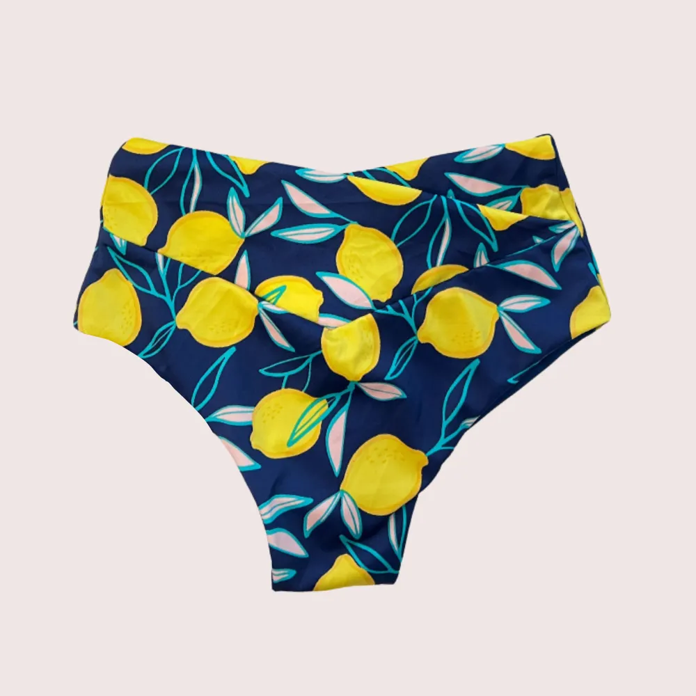 Bikini Bottom Alto – Lemon Print