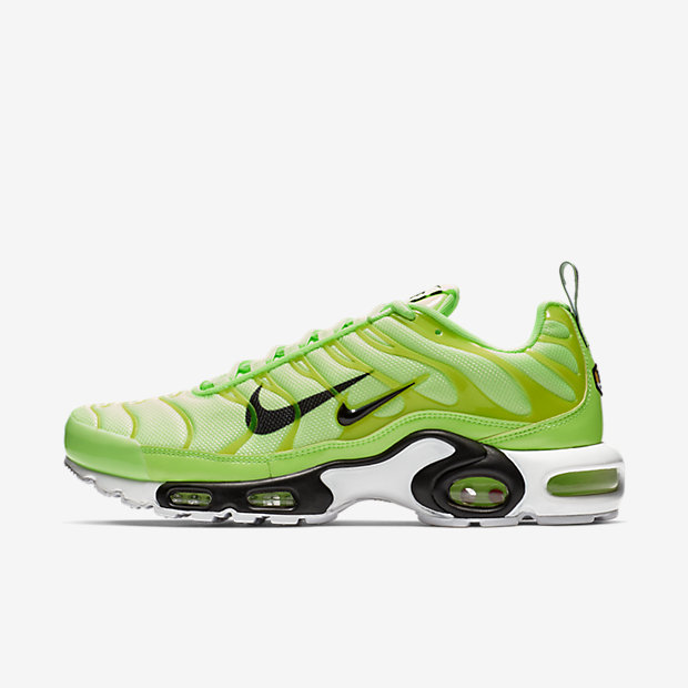 nike air max plus overbranding lime blast