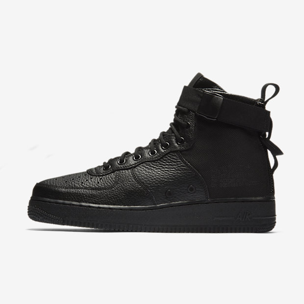 air force 1 mid triple black