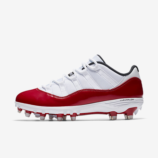 jordan 11 retro cleat white red