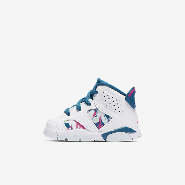 Air Jordan 6 Retro White Laser Fuchsia 