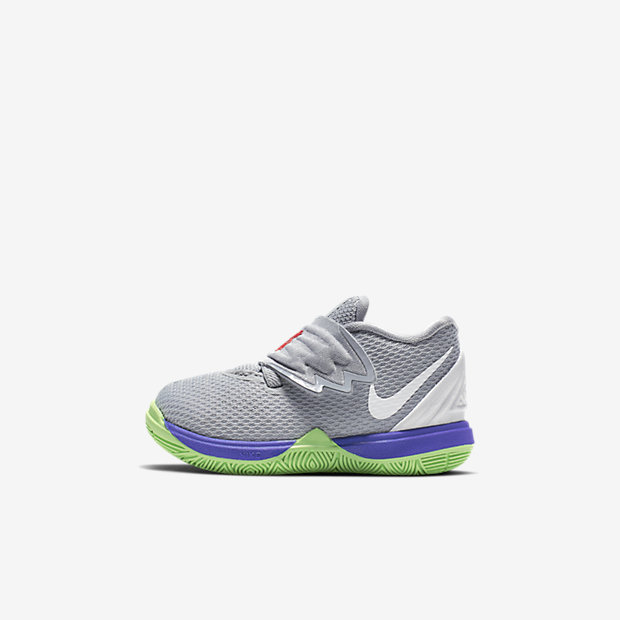 kyrie 5 wolf grey lime blast