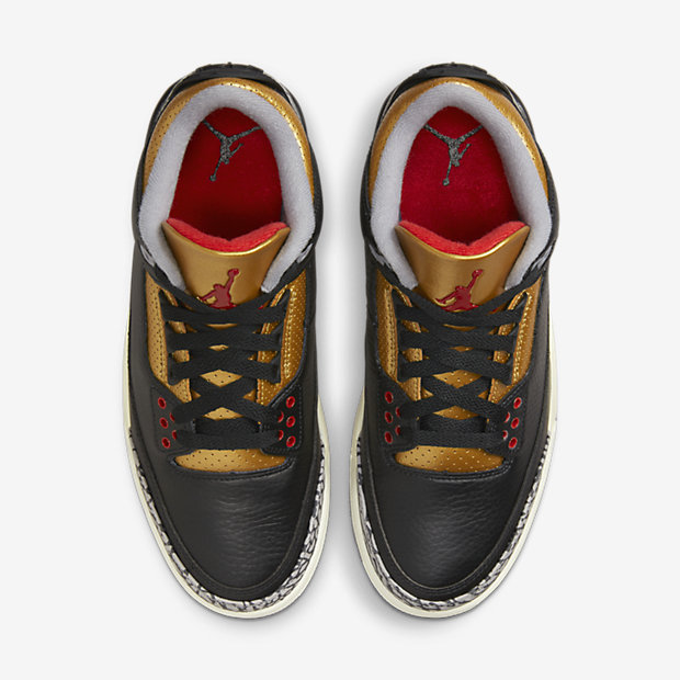 Air Jordan 3 Black Gold (ウィメンズ) [3]