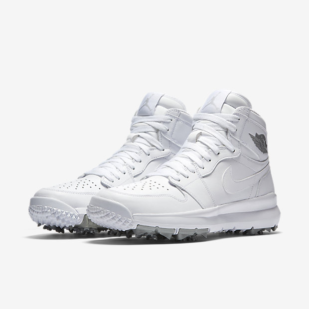 KCKC キクシー | Air Jordan 1 Retro Golf Cleat White Metallic