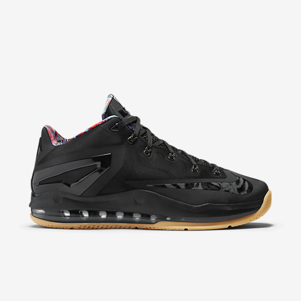 lebron 11 low black gum