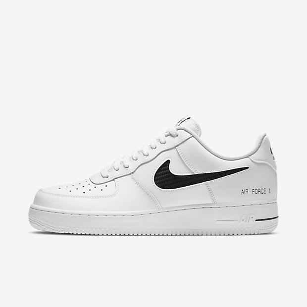 Air Force 1 “Cut Out Swoosh” White