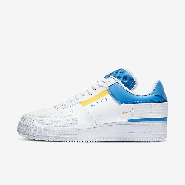 Air Force 1 Type Photo Blue And University Gold