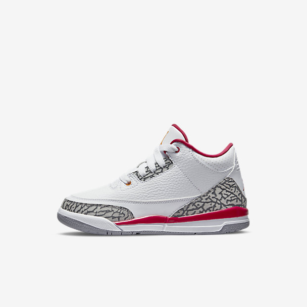 NIKE AIR JORDAN 3 CARDINAL RED US 8ハーフ 中古美品 Yahoo!フリマ