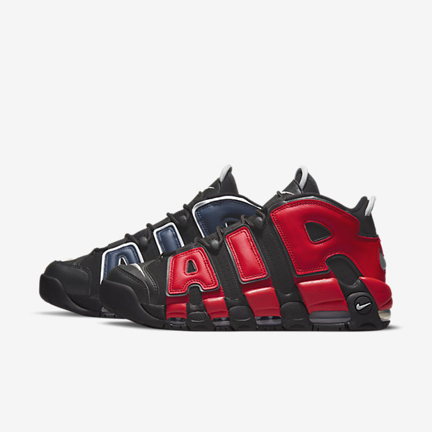 Air More Uptempo “Black/Red/Navy”