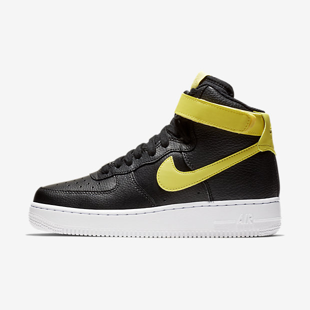 air force 1 high black and yellow