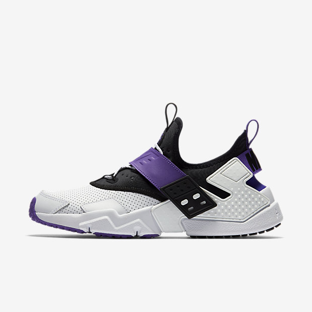 huarache drift white black