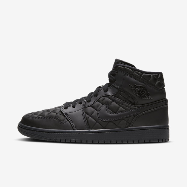 air jordan 1 mid triple black