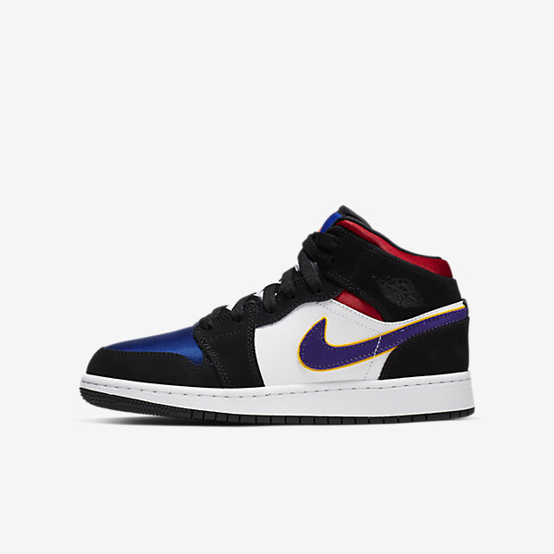 nike air jordan 1 mid lakers top 3