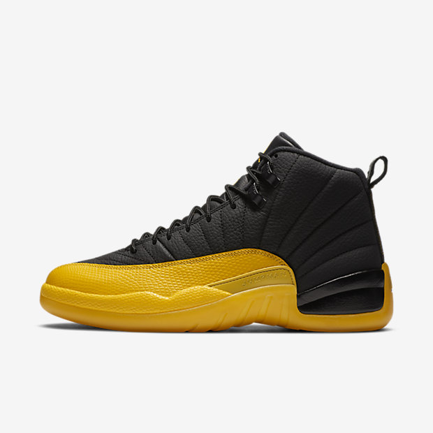 air jordan 12 black university gold