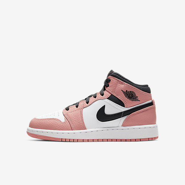 jordan 1 mid pink gs