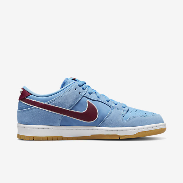 Valor Blue and Team Maroon SB ダンク Low