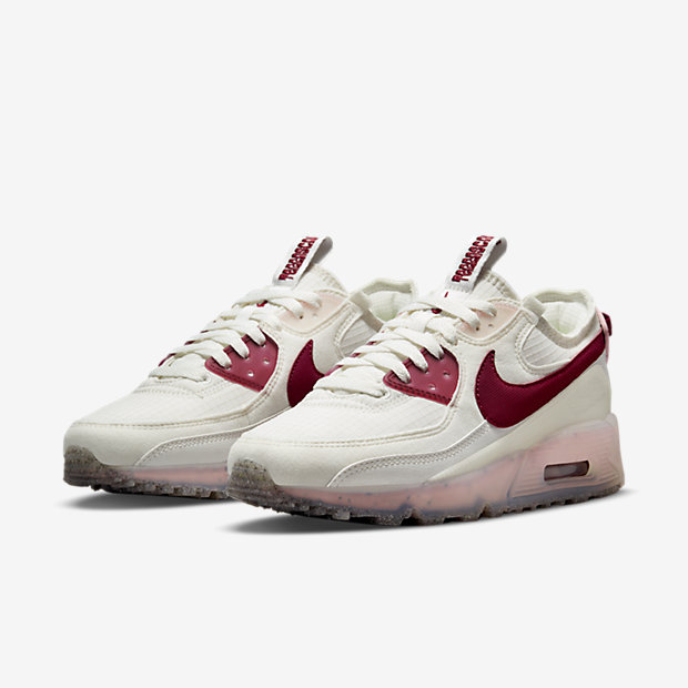Air Max 90 Terrascape Summit White and Pomegranate (ウィメンズ) [4]