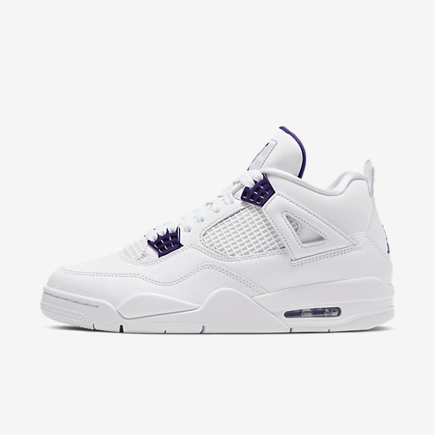 purple air jordan 4