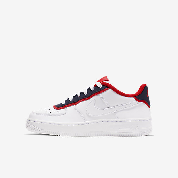 Air Force 1 Low Double Layer White Obsidian Red (GSサイズ)