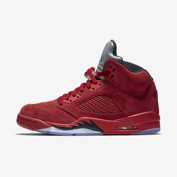 jordan 5 red suede