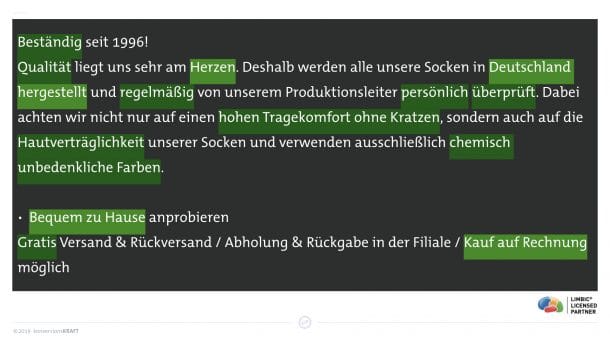 Beispieltext für den Balance-Typen
