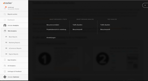 etracker Dashboard