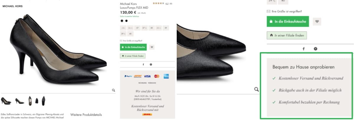 ux-writing-content-testing-beispiel-e-commerce-microcopy