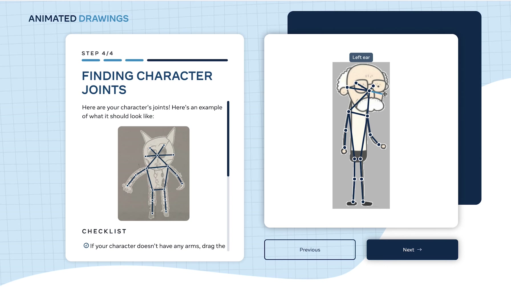 手描きイラストからアニメーションを生成するAI『Animated Drawings』 9번째 장면