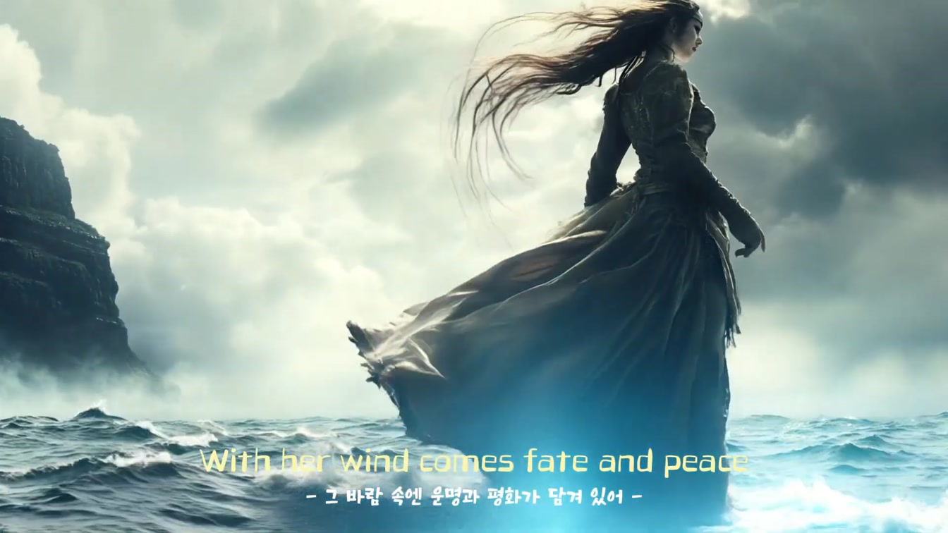 [MV] 미드저니 스타일이 중요한 좋은 예 | 제주방언과 영어가사로 만든 노래 #aimusicvideo #제주방언 #미드저니스타일 6번째 장면