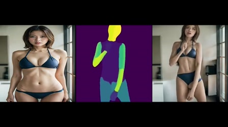 【AI美女がダンスを踊る?!】『MagicAnimate』をGoogle Colabで使って、簡単にAIアニメーション動画を作る方法 2번째 장면