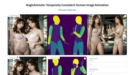 【AI美女がダンスを踊る?!】『MagicAnimate』をGoogle Colabで使って、簡単にAIアニメーション動画を作る方法 9번째 장면