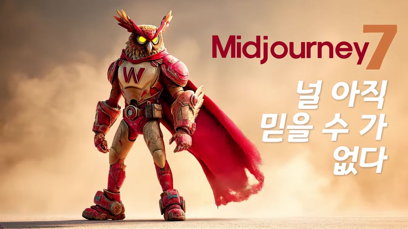 [교육] 미드저니 v7 널 아직 믿을 수 가 없다 #미드저니캐릭터일관성 #Personalize #Draft #Midjourney #Moodboard #MidjourneyStyle 2번째 장면