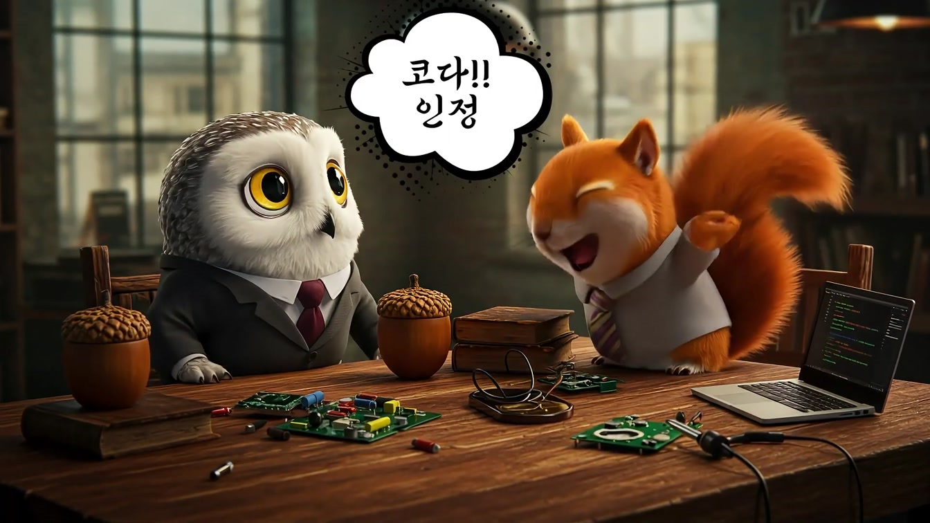 [Ep.02] 찐! 백수 #직업체험 #코다 #Coda #에피소드 #whiskai 9번째 장면