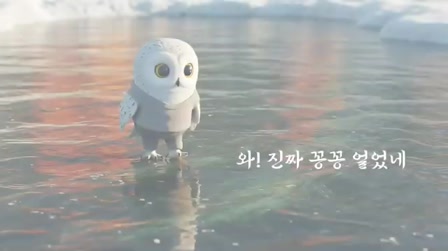 [Ep.03] 꽁꽁 얼어붙은 한강 위로 고양이가 걸어다닙니다 #챌린지 #챌린지노래 #Coda #에피소드 #whiskai #구글위스크 #꽁꽁얼어붙은한강위로고양이가걸어다닙니다 2번째 장면
