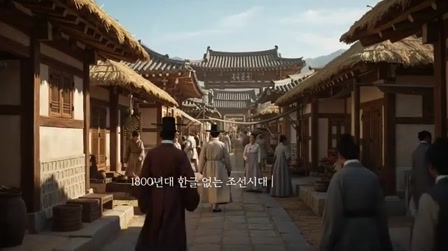 [만이면 2탄] 만약 세종대왕이 한글을 만들지 않았다면? #만이면 #세종대왕 #한글 #aiseries #aicoda #whiskai #에피소드 8번째 장면