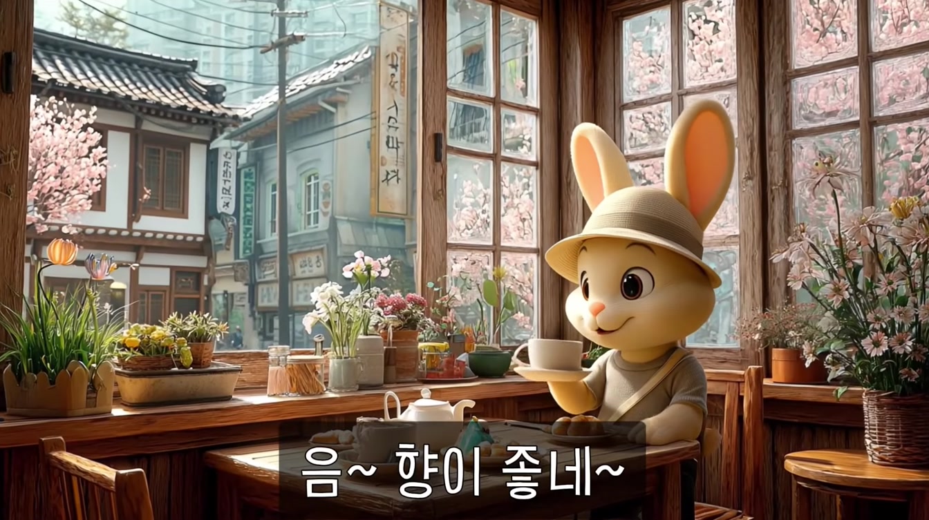 [작품] 모루와 미키의 여름날 골목여행 | 원데이클래스 교육생작품 #캐릭터일관성 #ai교육 12번째 장면