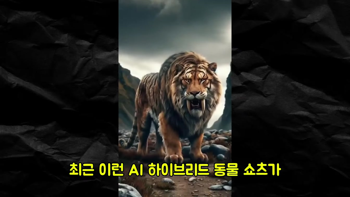 AI 동물 쇼츠로 4개월 만에 980만 조회수 달성한 해외 채널의 비결 1번째 장면