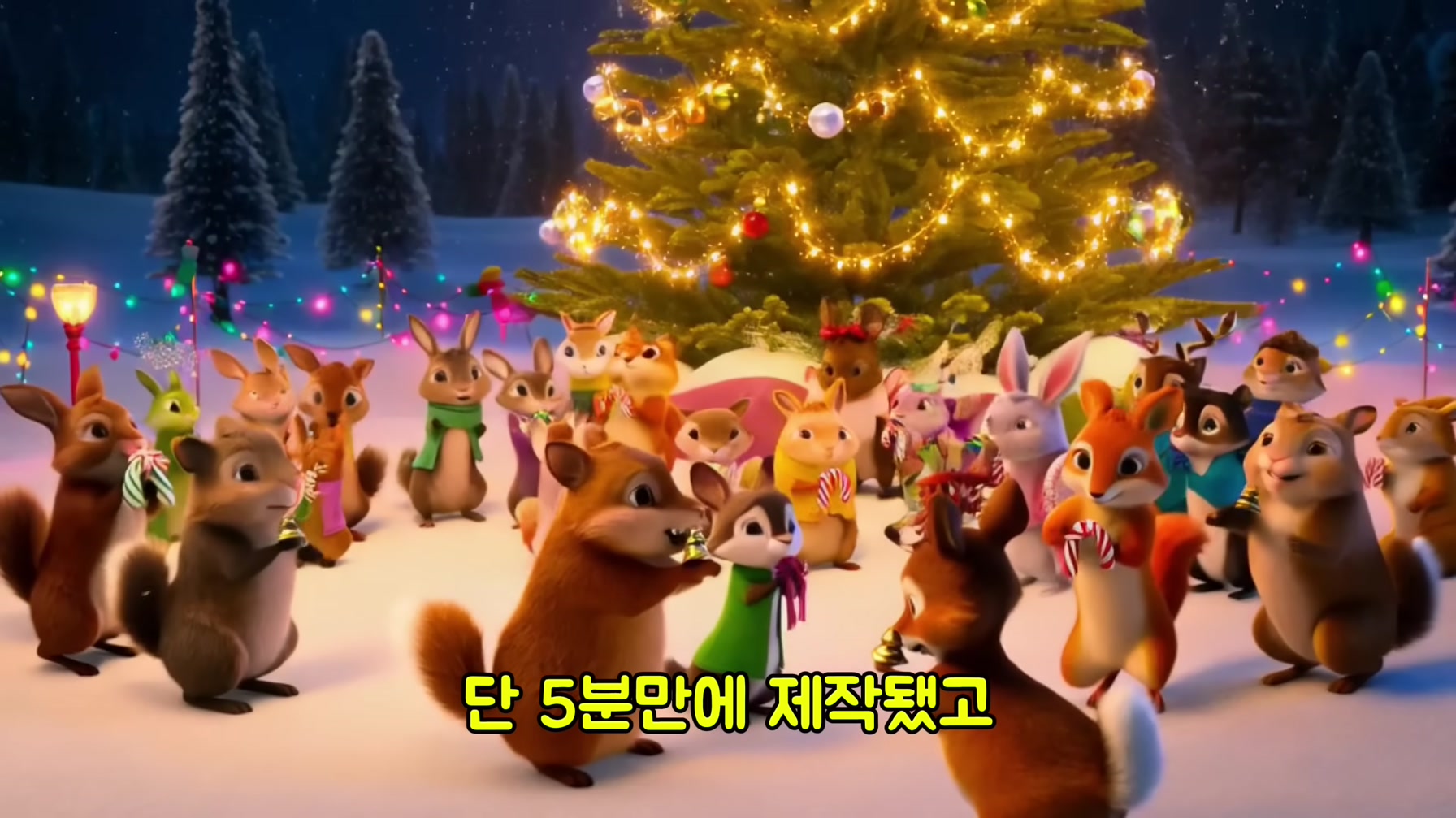 AI를 사용해 월 72억을 버는 해외 애니메이션 노래 채널을 따라 만들었습니다 (초보자도 가능) 2번째 장면