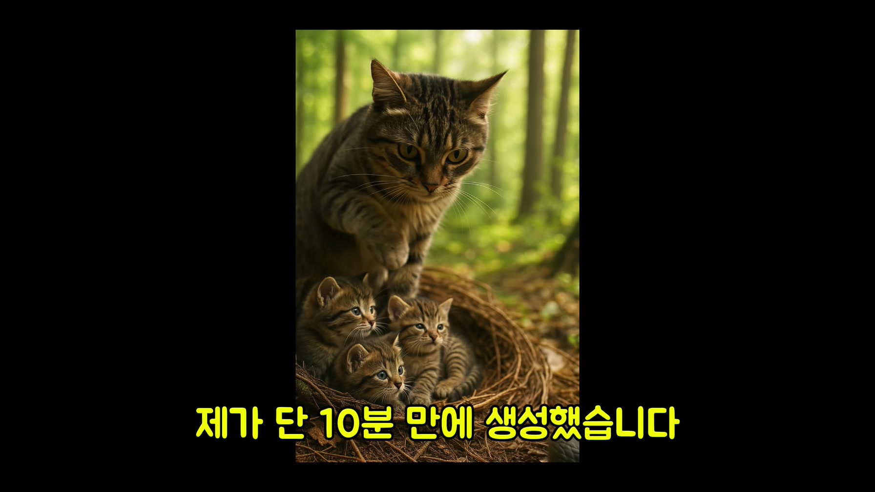 동물 모성애 쇼츠 1개로 단 7일 만에 8,700만 조회수를 돌파한 방법 2번째 장면