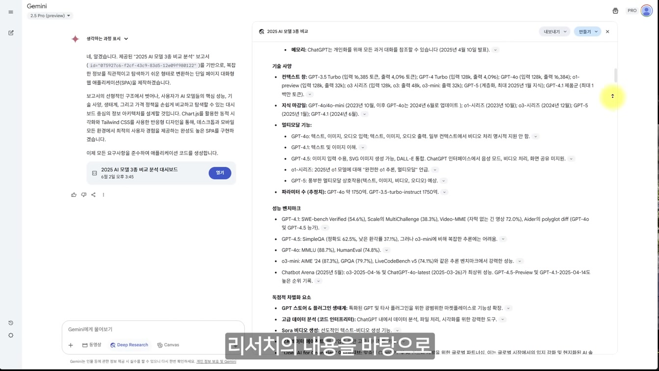 영상·슬라이드 시각화·팟캐스트까지 ‘무료’? 구글 제미나이 역대급 기능 총정리” 14번째 장면