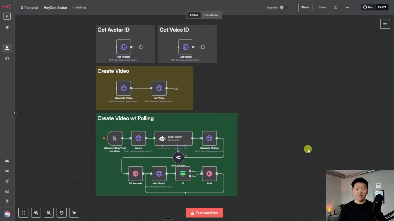 Create Your No Code AI Clone (HeyGen + n8n Full Guide) 2번째 장면