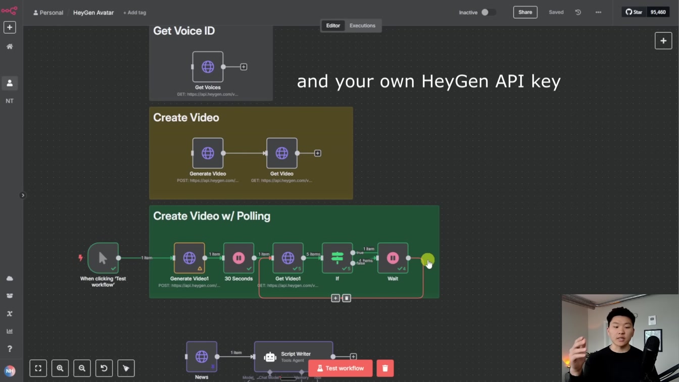 Create Your No Code AI Clone (HeyGen + n8n Full Guide) 21번째 장면