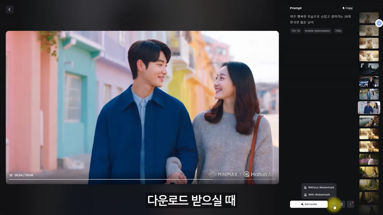사진 한 장으로 시리즈 영상 만드는 Hailuo AI 기능 총정리 10번째 장면