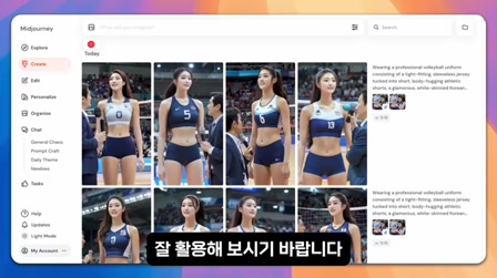AI 배구 인터뷰 영상 하나가 조회수 1천만회 이상 달성한 방법(가이드제공) 10번째 장면